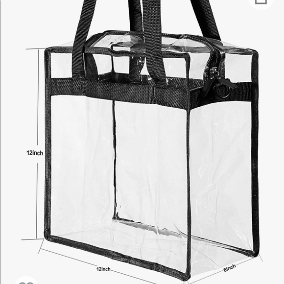 Bags Stadium Bag 12x12x6 Clear Poshmark